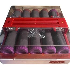 Vidal Sassoon Hair Rollers Set VS371 SlimSetter 10 Travel Hairsetter Hot Rollers